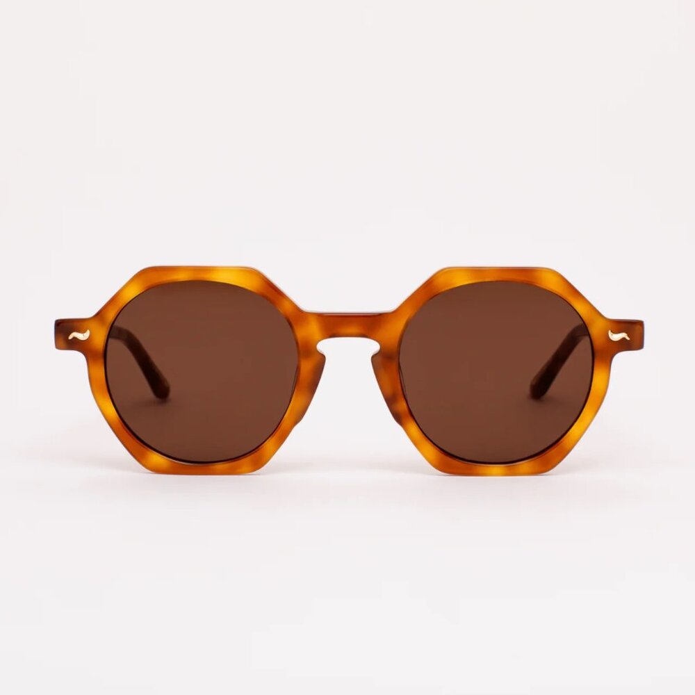 NEW Sardine Millie Sunglasses in Carmelo Glaze Tortoise - Picture 3 of 5
